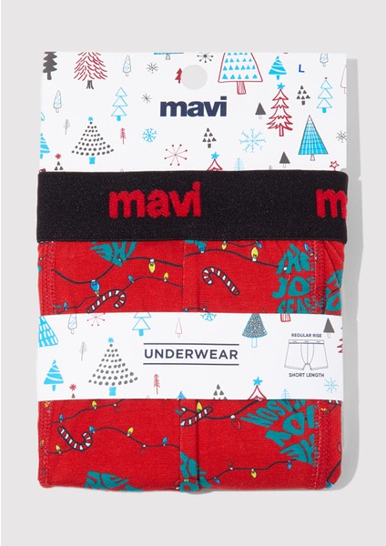 Yılbaşı Temalı Baskılı Boxer 0912134-32421 modelleri