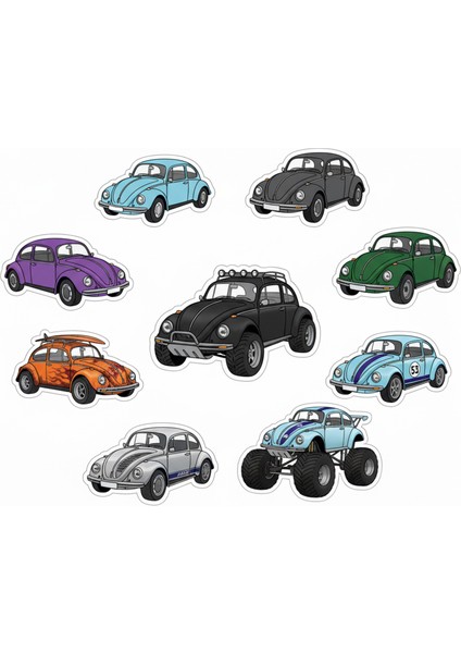 Volkswagen Telefon Laptop Notebook Tablet Defter Matara Stiker Etiket ST2314