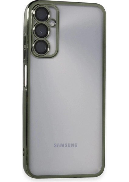 Samsung Galaxy A05S Kılıf Lensli Silikon - Yeşil