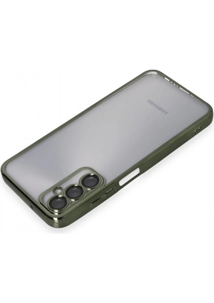 Samsung Galaxy A05S Kılıf Lensli Silikon - Yeşil modelleri