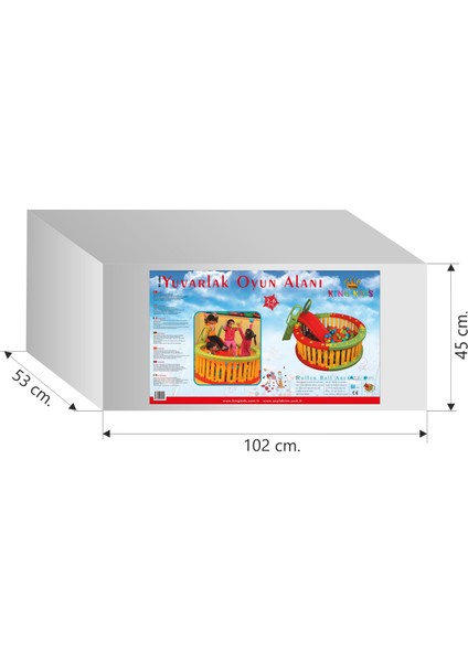 Çocuk Top Havuzu – Oyun Çiti ve Aktivite Alanı – Büyük Boy fırsatları