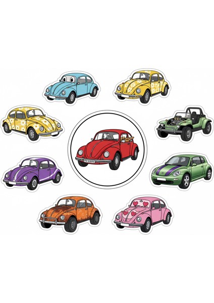 Volkswagen Telefon Laptop Notebook Tablet Defter Matara Stiker Etiket ST2313