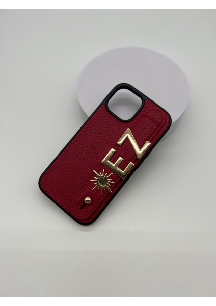 iPhone 15 Pro Charmlı Kılıf "3 Charm Hediye !" Kişiye Özel Harfli Telefon Kılıfı