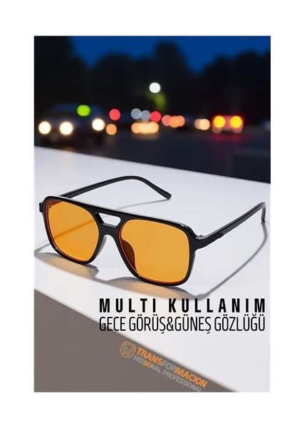 Gece Sürüş Görüş Parlama Önleyici Gece Gözlüğü Sis Far Işık Önleyici Antifog Gözlük