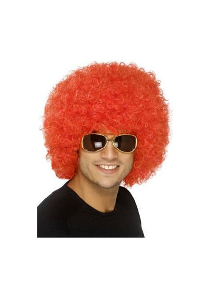 Kabarık Bonus Peruk Saç Turuncu