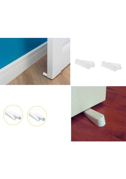 Kapı Stoperi Kapı Altı Stoperi Beyaz 8 Adet