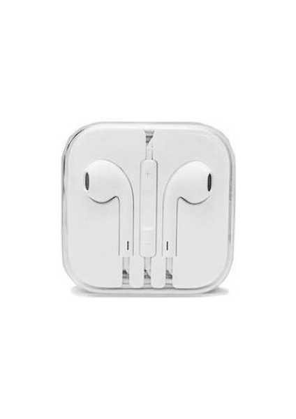 6/6s/6 Plus5/5s/5c/5se4/4s/3/3gs/3g Uyumlu Kulaklık Beyaz