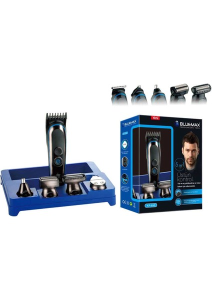 5 IN 1 Saç Sakal Burun Traş Makinesi KP-690