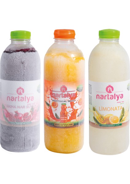 Dondurulmuş Sıkma Portakal Suyu 3 Adet x 950 ml.