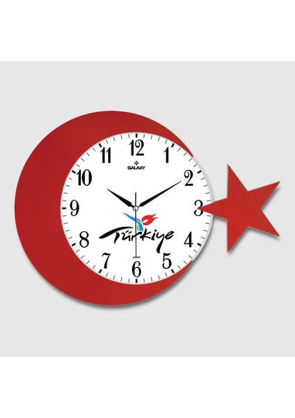 Ay Yildiz Duvar Saati 134-4 fiyatları