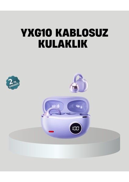 Kulak Arkası Klipsli Bluetooth Kulaklık YXG10 Silikon Malzemeli Ergonomik