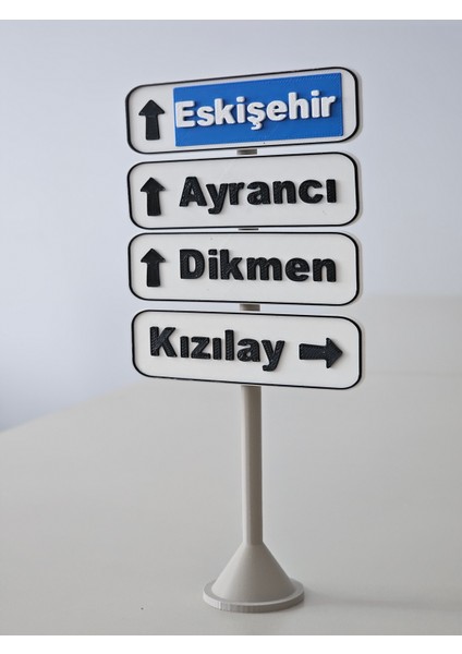 En Ankara Tabelası Büyük Boy 18 cm modelleri