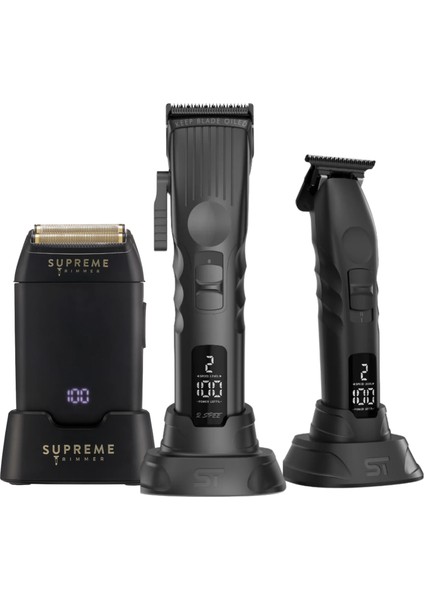 Fade Pro Tıraş Makinesi Seti – Crunch Sıfırlama Makinesi + 2spee Trimmer & Clipper Tıraş Makinesi