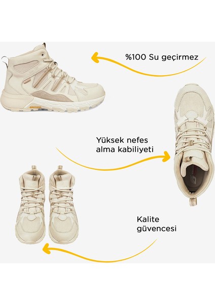 Kadın Kirli Beyaz Su Geçirmez Outdoor Bot 5K2GB17705