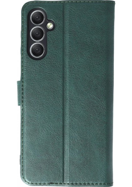 Samsung Galaxy A24 4g Kılıf Trend S Plus Kapaklı Kılıf - Yeşil modelleri