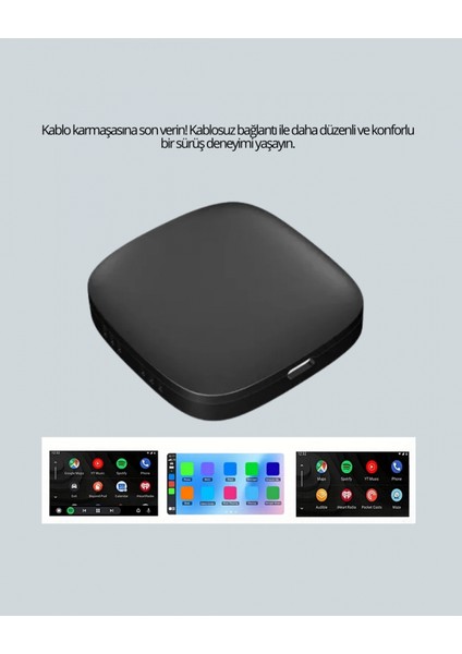 USB Girişli Tak Çalıştır Kablosuz Android Auto Cihazı modelleri