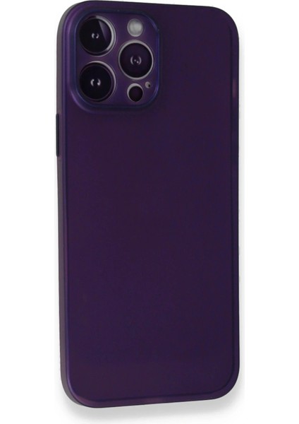iPhone 14 Pro Max Kılıf Pp Ultra Ince Kapak - Mor modelleri