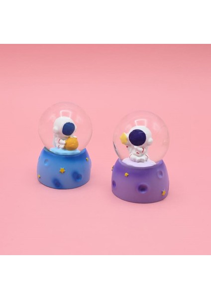 Işıklı Mini Sevimli Astronot Kar Küresi 1 Adet fiyatları