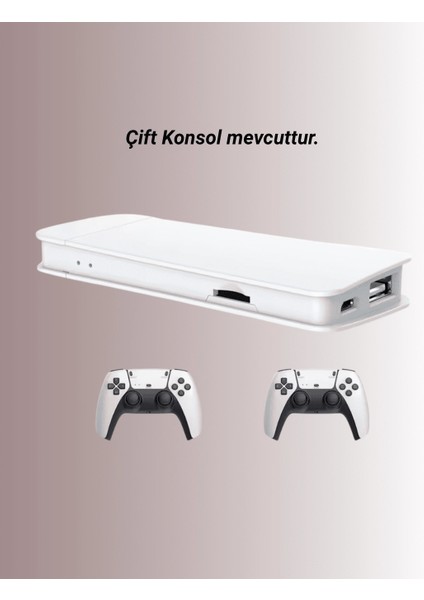M15 Retro Konsol – 20.000 Oyunlu, Çift Gamepadli, 4K HDMI modelleri