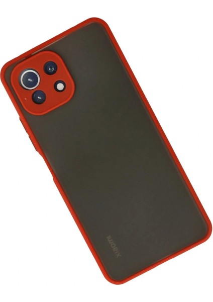 Xiaomi Mi 11 Lite Kılıf Montreal Silikon Kapak - Kırmızı fiyatları