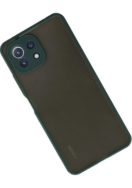Xiaomi Mi 11 Lite Kılıf Montreal Silikon Kapak - Yeşil fiyatları