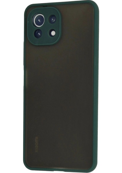 Xiaomi Mi 11 Lite Kılıf Montreal Silikon Kapak - Yeşil modelleri