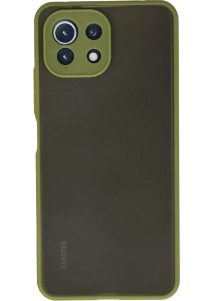 Xiaomi Mi 11 Lite Kılıf Montreal Silikon Kapak - Açık Yeşil