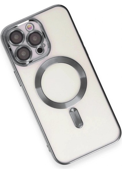 iPhone 15 Pro Kılıf Kross Magneticsafe Kapak - Titan Gri modelleri