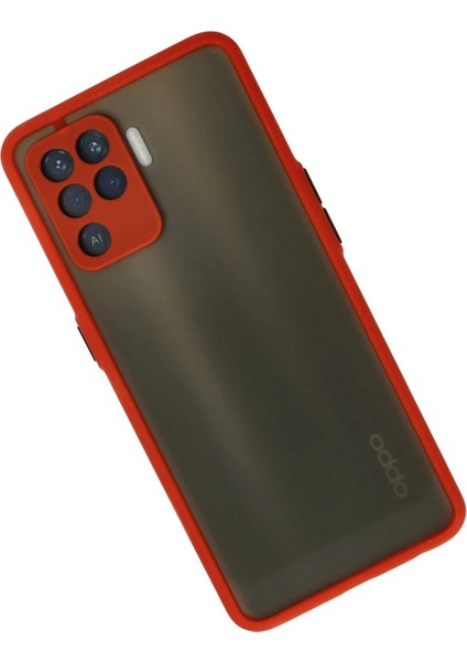 Oppo Reno 5 Lite Kılıf Montreal Silikon Kapak - Kırmızı fiyatları