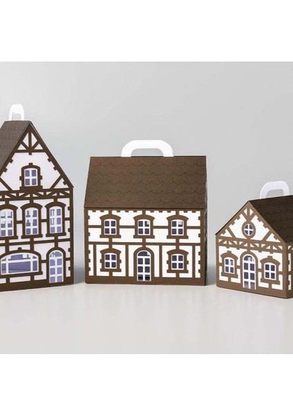 3'lü Modern Ev Hediye Kutuları