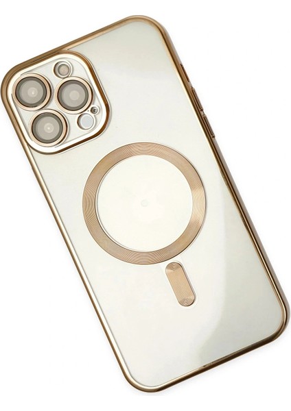 iPhone 13 Pro Max Kılıf Kross Magneticsafe Kapak - Gold modelleri