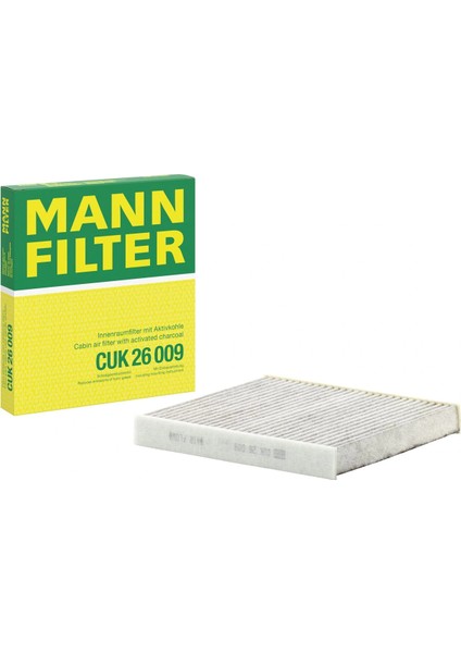 CUK26009 Karbonlu Polen Filtresi Arteon Caddy Crafter Golf Passat Tiguan Touran Caravelle T-Roc