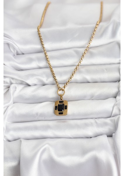 316L Çelik Zincir Gold Renk Vintage Model Kadın Kolye - TJ-BKO10687 fiyatları