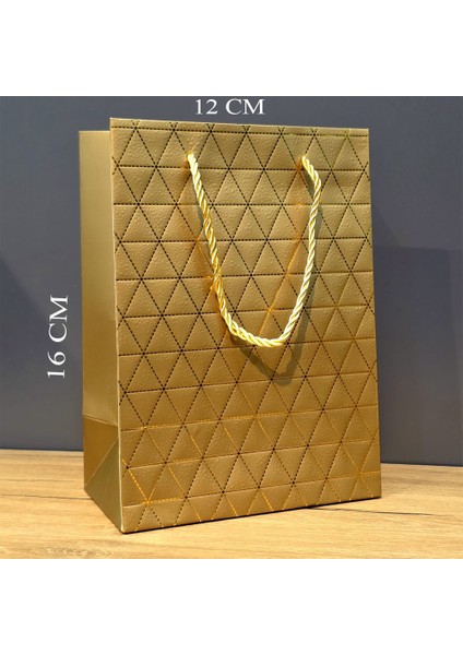 Mini Boy Gold Karton Hediye Çantası fiyatları