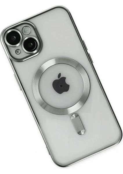iPhone 14 Kılıf Kross Magneticsafe Kapak - Gümüş modelleri