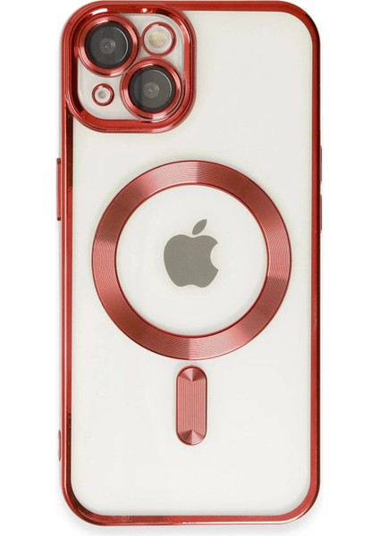 iPhone 14 Kılıf Kross Magneticsafe Kapak - Kırmızı