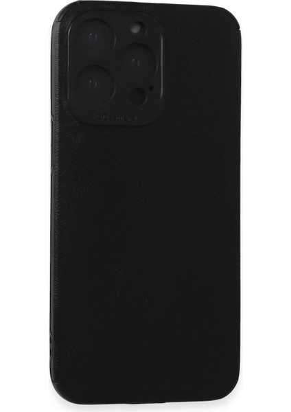 iPhone 15 Pro Max Kılıf Loop Deri Silikon - Siyah