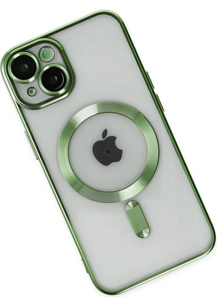 iPhone 14 Kılıf Kross Magneticsafe Kapak - Koyu Yeşil modelleri