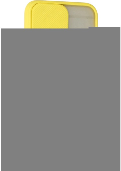 iPhone 6 Kılıf Palm Buzlu Kamera Sürgülü Silikon - Sarı modelleri