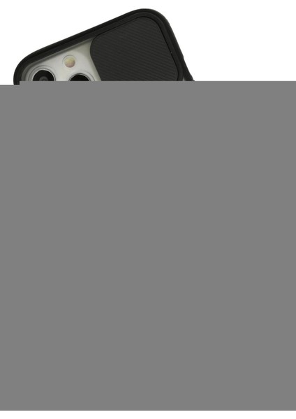 iPhone 12 Pro Max Kılıf Palm Buzlu Kamera Sürgülü Silikon - Siyah fiyatları