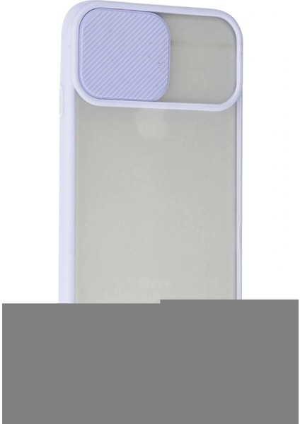 iPhone 6 Kılıf Palm Buzlu Kamera Sürgülü Silikon - Lila modelleri