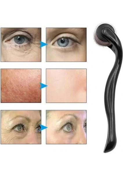Dermaroller Titanyum 540 Iğneli 1 Mm Saç Kaş Sakal Serum Kullanıma Uygun modelleri