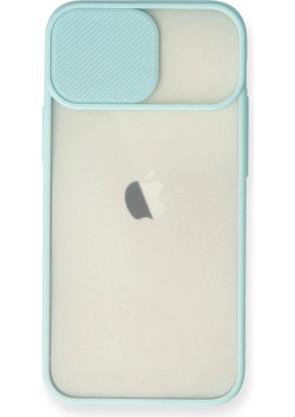 iPhone 11 Kılıf Palm Buzlu Kamera Sürgülü Silikon - Turkuaz fiyatları