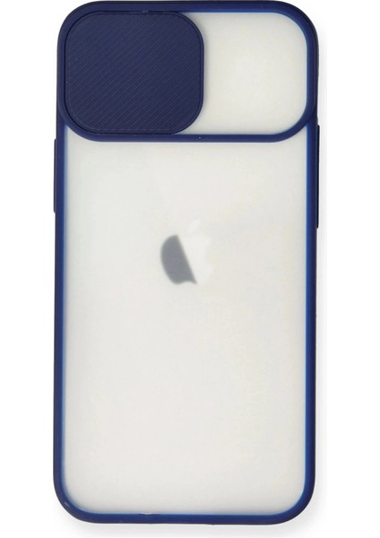 iPhone 11 Kılıf Palm Buzlu Kamera Sürgülü Silikon - Lacivert fiyatları