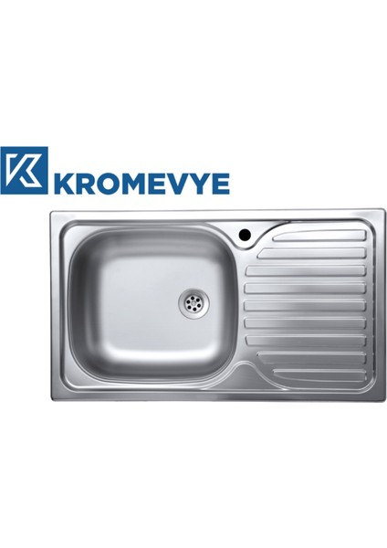 Classıc EC-140 Sağ Paslanmaz Çelik Mutfak Evyesi