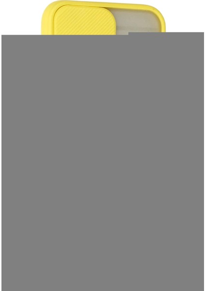 iPhone 6 Plus Kılıf Palm Buzlu Kamera Sürgülü Silikon - Sarı modelleri