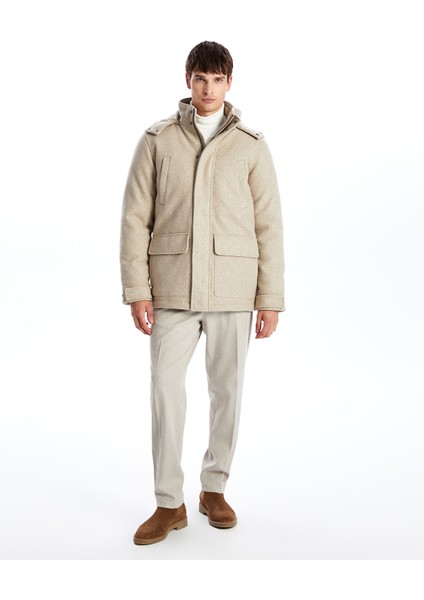 Yeni Sezon Standart Kalıp Dik Yaka Erkek Kaşe Kaban fiyatları