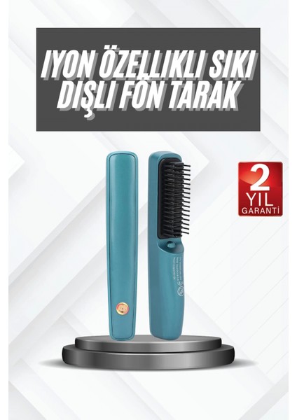 Fön Tarak Yüksek Isı Ayarlı Elektriklenme Karşıtı Iyon Özelliği