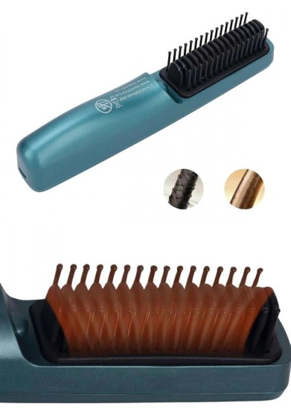 Şarjlı Saç Düzleştirici Tarak Iyon Özellikli Sıkı Dişli Elektriklenme Karşıtı modelleri