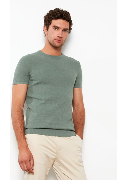 Yeni Sezon Bisiklet Yaka Kısa Kollu Erkek Triko Kazak